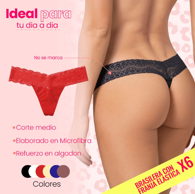 PACK X6 TANGAS